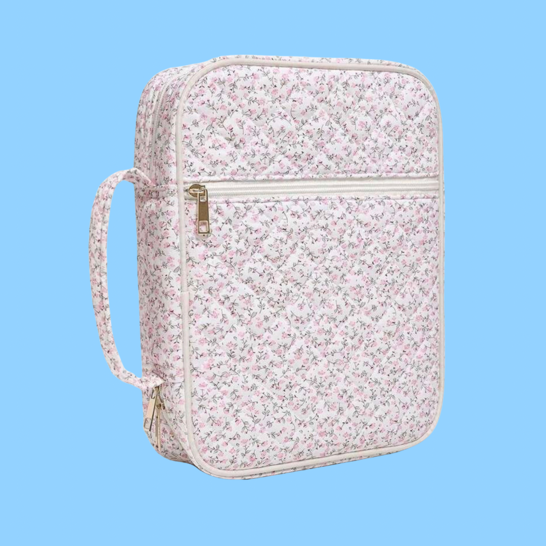 Pink Floral Bible Cover Pre-Order